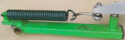 Traditional Double Hook Coil Spring fitted to a Juba trap